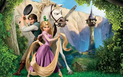 Обои на рабочий стол Rapunzel / Рапунцель из мультфильма Tangled / Рапунцель:  запутанная история, by snownymphs, обои для рабочего стола, скачать обои,  обои бесплатно