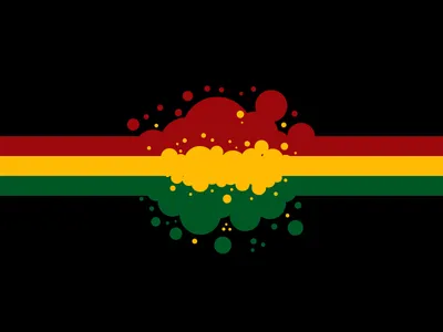 Rasta Colors iPhone Background