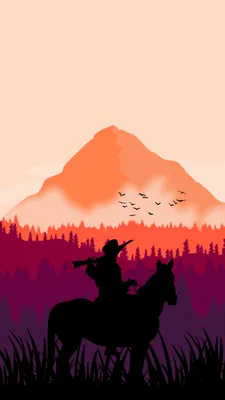 Red Dead Redemption 2 iPhone 6 - Wallpaper - Обои из игр (для рабочего  стола и телефона)