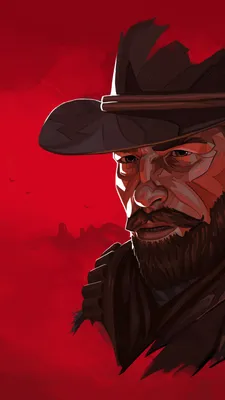 Red Dead Redemption 2 iPhone 6 Plus - Wallpaper - Обои из игр (для рабочего  стола и телефона)