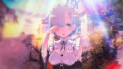 Живые обои Рем и Рам - Re:Zero / персонализация интерфейса