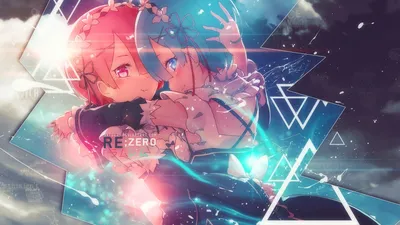 Скачать обои Ram, Rem, Re: Zero, раздел прочее в разрешении 1920x1080