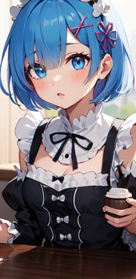 Rem (Re:ZERO) Phone Wallpapers