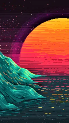 Обои на телефон: эстетика, Ретровейв, Synthwave, Король, красочность