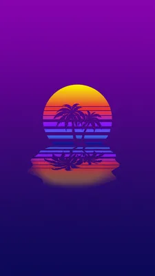 RETROWAVE CAR WALLPAPER IPHONE - HeroWall Backgrounds