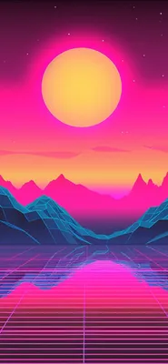 1080x1920 Retrowave Wallpapers for Android Mobile Smartphone [Full HD]