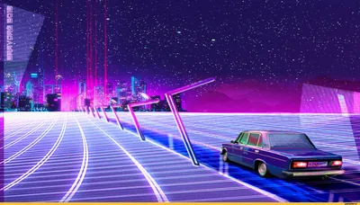 Скачать RetroWave Wallpapers | Prallax Live 80S 4D wallapp APK для Android