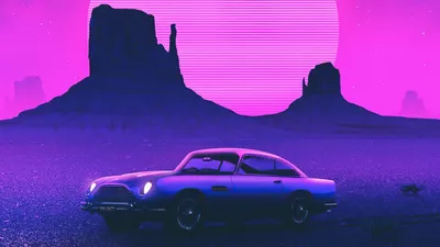 Retrowave Wallpapers PRO Live WallsGIFs Radio для Android — Скачать