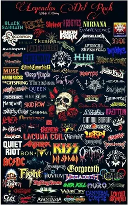 Pin by Valentina Ray on musica | Heavy metal music, Rock band logos, Metal  band logos