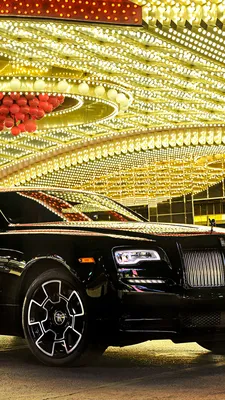 Wallpaper Rolls-Royce 2016 Wraith Black Badge luxurious 1080x1920