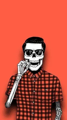 Hipster skeleton halloween | Хипстерские обои, Рисунки черепа, Картинки  черепа