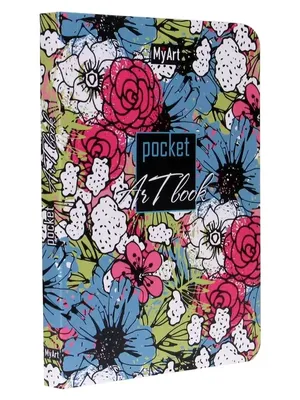 Скетчбук А6 100г/м2, 80 листов Pocket Artbook Цветы MyArt 62567680 купить в  интернет-магазине Wildberries