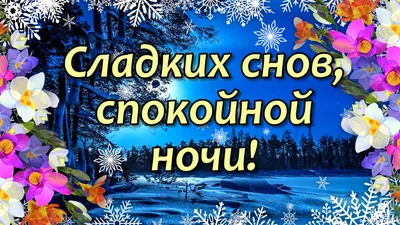 Доброй ночи сладких снов и добрых …» — создано в Шедевруме