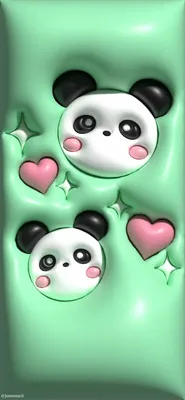 3D panda wallpaper | 3d обои, Обои фоны, Обои