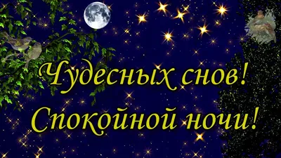 Чудесных снов! Спокойной ночи! - YouTube