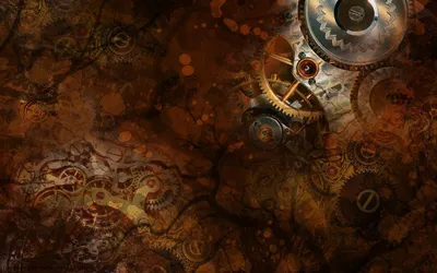 Steampunk Wallpaper by ~FlameRaven on deviantART | Fond d'écran steampunk,  Fond vintage, Steampunk