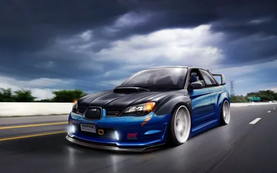 Картинка на телефон: Subaru Impreza wrx sti, wrx, белый, sti, subaru,  Калифорния, Лес