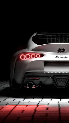 Picture Toyota concept GT4 GR Supra Coupe Back view 600x800