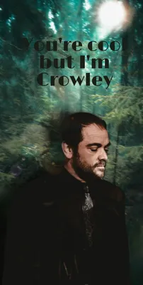 Supernatural Crowley wallpaper Сверхъестественное Кроули Марк Шеппард обои  | Supernatural wallpaper, Crowley supernatural, Winchester supernatural