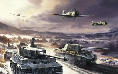 Скачать обои World of Tanks, Мир Танков, Wargaming Net, Тяжёлый Танк, WoTB,  Blitz, World of Tanks: Blitz, Tiger (P), раздел игры в разрешении 1920x1080