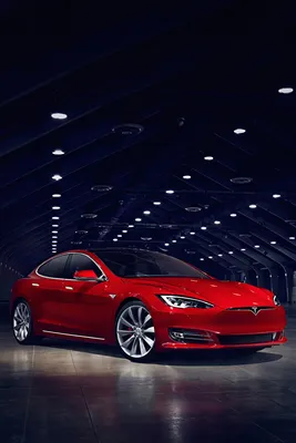 Скачать 3840x2160 tesla, автомобиль, черный, стоянка обои, картинки 4k uhd  16:9