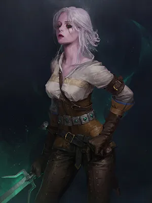 Desktop Wallpapers Fantasy The Witcher 3: Wild Hunt Cirilla 600x800