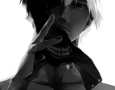 Обои на рабочий стол Канеки Кен / Kaneki Ken из аниме Tokyo Ghoul / Токийский  Гуль, обои для рабочего стола, скачать обои, обои бесплатно