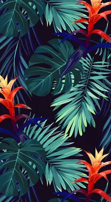 Pin by Els Van Asselt on Murals | Floral wallpaper, Tropical wallpaper,  Flower phone wallpaper