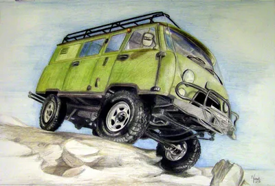 Внедорожники: Фотообои: UAZ Patriot 2005