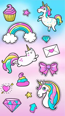 Cute unicorn phone wallpapers - YouLoveIt.com