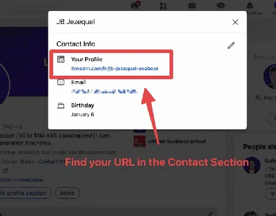 Customize your personal LinkedIn URL