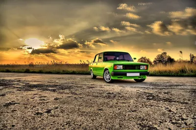 Classic Russian Lada Cars: VazBaron, Vaz 2106, and Vaz 2103