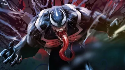 Живые обои Venom Marvel Comics / персонализация интерфейса