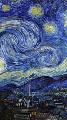 Pin de Аида em обои | Vincent van gogh, Pintura de noite estrelada, Papel  de parede de arte