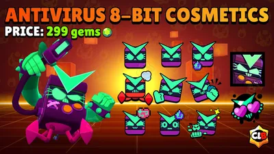 Virus 8-BIT - Brawl Stars by Sof-The-Lil-Witch on DeviantArt