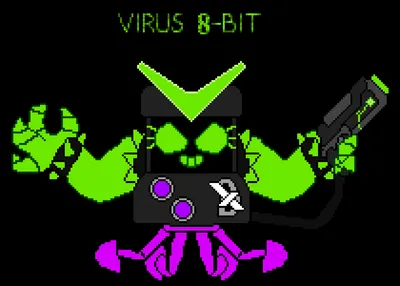 Virus 8 bit by Sc1ibbl3spi1it on DeviantArt