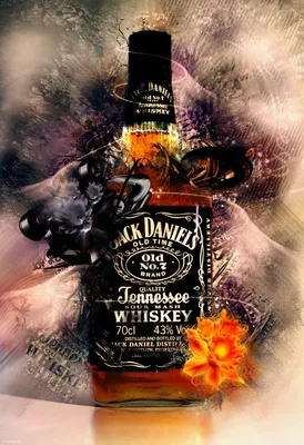 Обои Виски Jack Daniels на фиолетовом фоне » Скачать красивые HD обои  (картинки) на рабочий стол (экран) и на телефон бесплатно