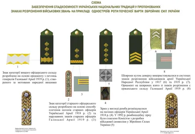 Звания в ВСУ: погоны и военные звания в армии Украины