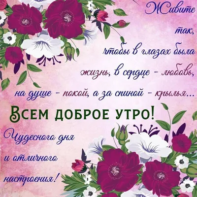 Всем доброе утро! Хорошего настроения на весь день! — Дневник добрых дел