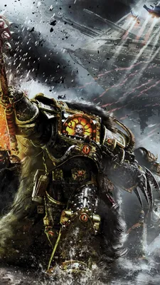 Warhammer 40k wallpaper on telephone in the section Marine life