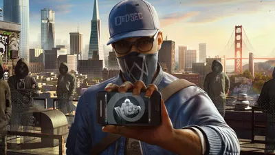 Обои Watch Dogs 2 Dedsec на телефон Desktop 1920x1080 Full HD