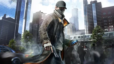 Заставка компьютерной игры watch dogs - обои на телефон