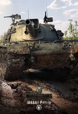 Pictures WOT Tanks US M48A1 Patton, for Smartphones vdeo game