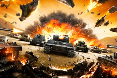 Wallpaper WOT Tanks US German Blitz, E-100, T110E5 Games 600x800