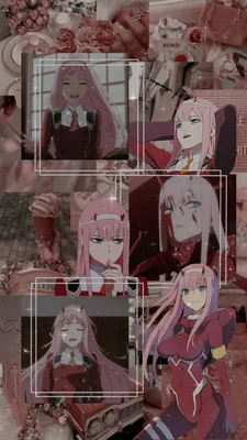 Zero Two (Darling In The FranXX) Phone Wallpapers