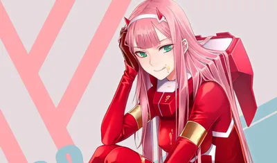 Обои на телефон: Аниме, Розовые Волосы, Милый Во Франксе, Zero Two (Дорогая  В Franxx), 945337 скачать картинку бесплатно.