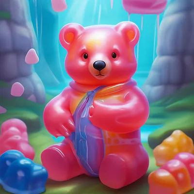 Игрушка Желейный Медведь Валера 14 см Fun Bear silicone toys | AliExpress