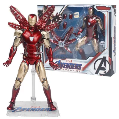 Купить фигурка StarFriend Железный человек Mark 47 Iron man, подвижная,  аксессуары, 15,5 см, цены на Мегамаркет