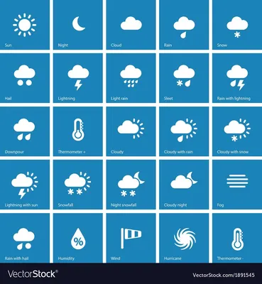 Набор Значков Прогноза Погоды Коллекция Климатических Символов Векторные  Эскизы Иллюстрации Логотипов Метеорологические Знаки Линейн — стоковая  векторная графика и другие изображения на тему Логотип - iStock